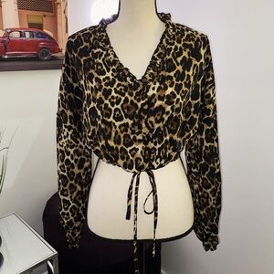 Leopard Print Blouse